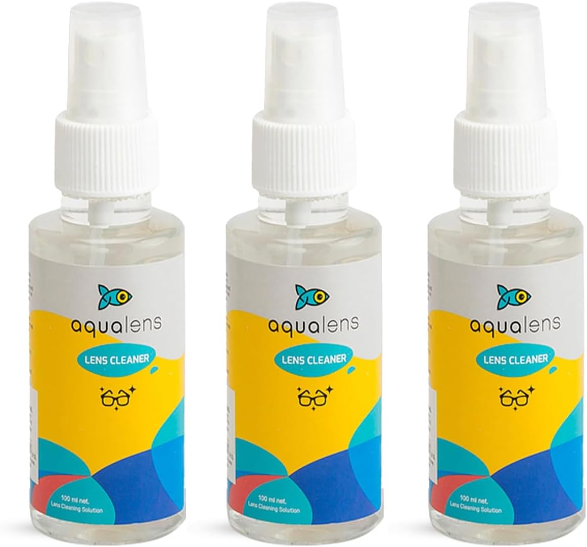 Aqualens Spectacle lens cleaner | Pack of 3(100 ML each)