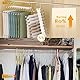 ENCOUN 9 in 1 Hosenbügel Platzsparend, 2 Stück Hosen Kleiderbügel Multifunctional, rutschfeste Magische Hosenbügel, Kleiderbügel Platzsparend Hanger Organizer für Hosen, Kleidung, Handtücher