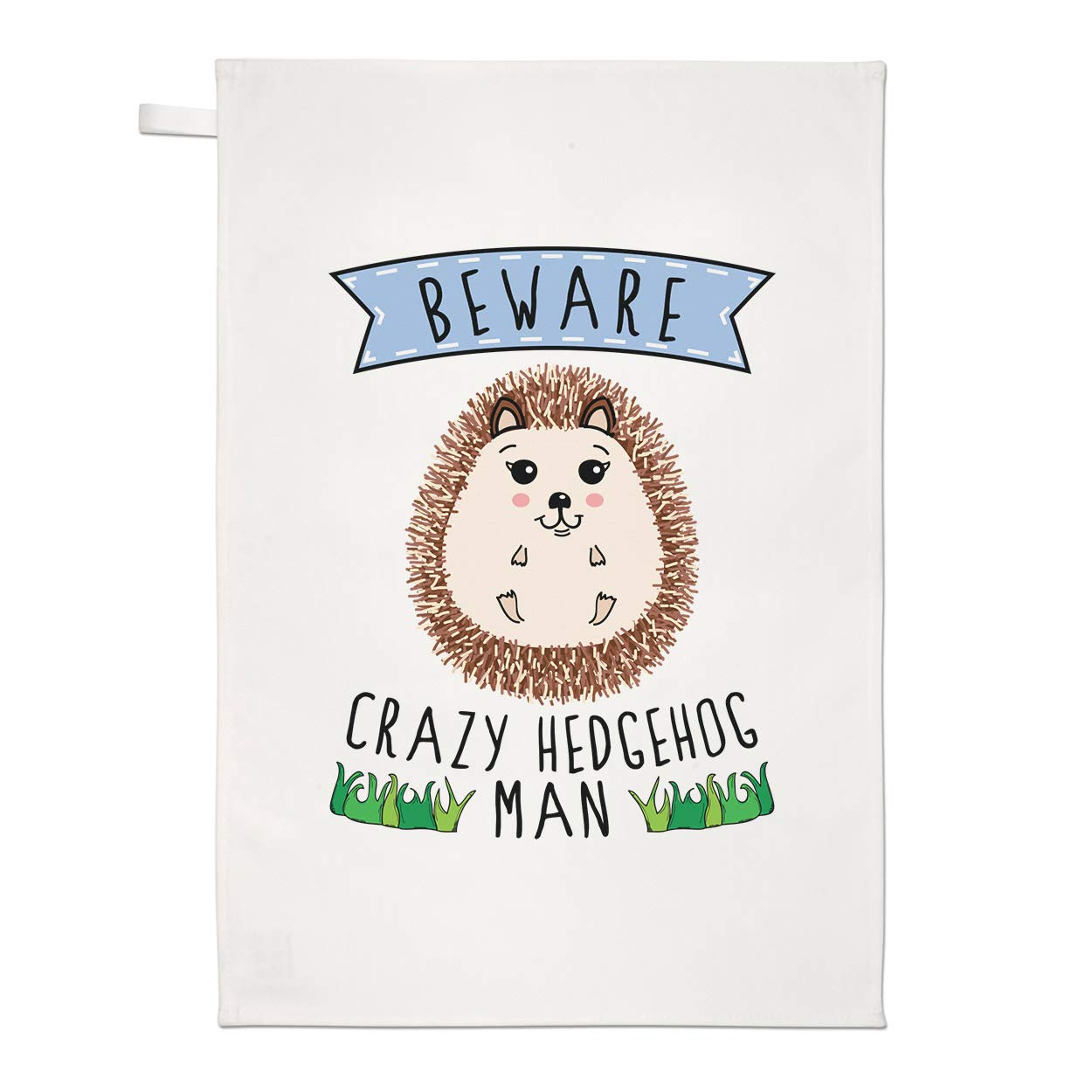 Beware Pazzo Riccio Uomo - Set Di 4 Sottobicchieri Quadrati 9x9 Cm Con Finitura Lucida - Design Originale Gift Base - 5