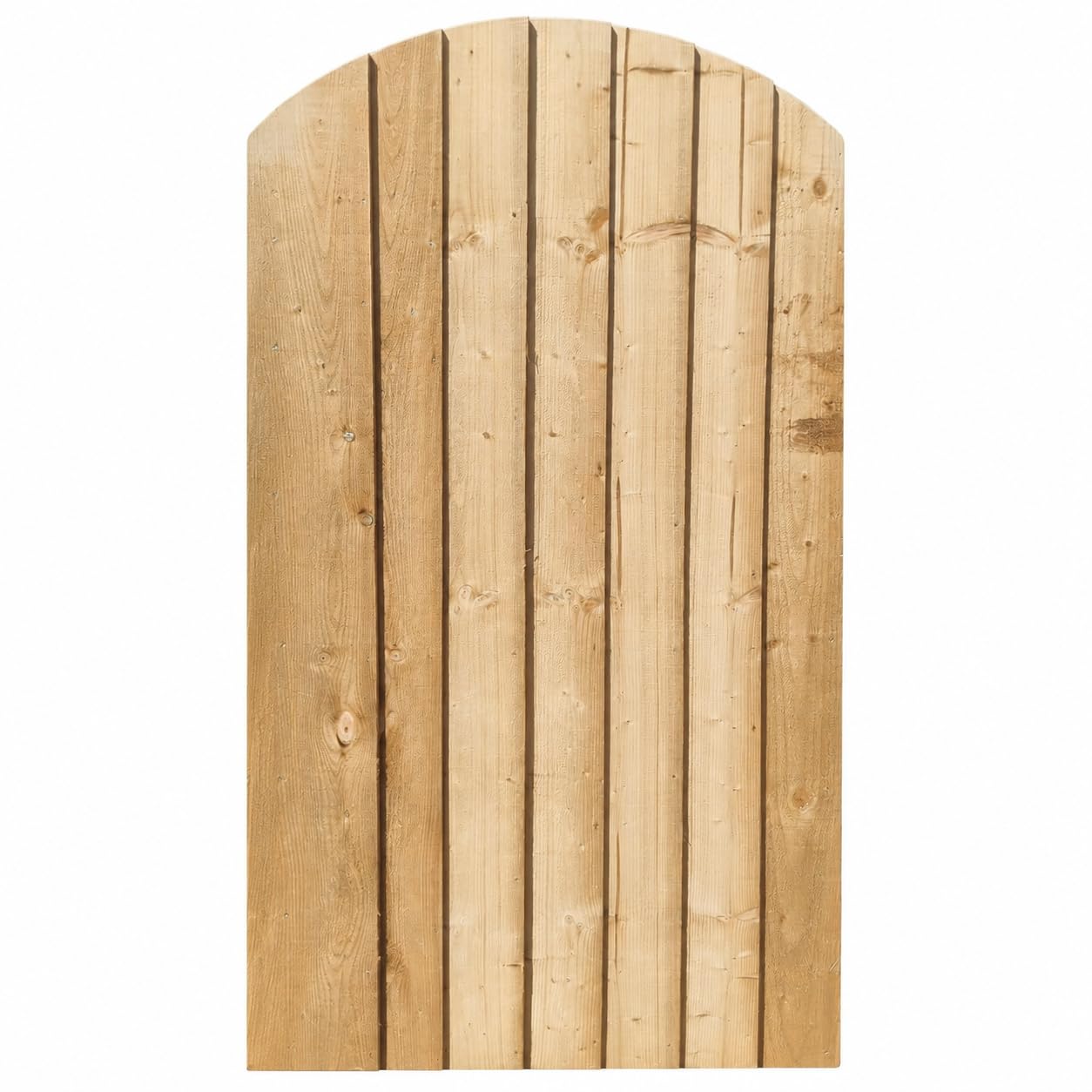 Dome Top Feather Edge Garden Gate 180 cm High X 90 cm Wide