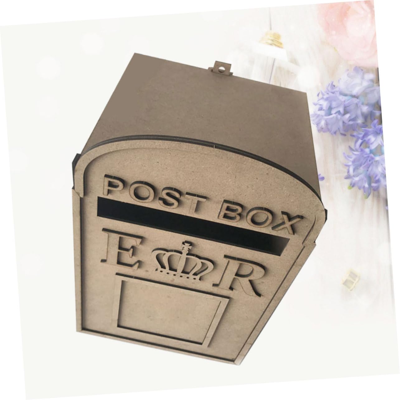 PRETYZOOM 1Stk Hochzeitsgeschenkbox Hochzeitskartenbox Hochzeitskarten Organizer Hochzeitskarten Aufbewahrungskiste Hochzeitskartenhalter Briefkasten zur Hochzeit Vintage-Karten Bambus