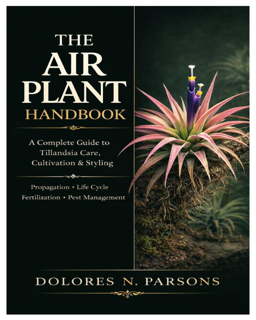 The Air Plant Handbook: A Complete Guide to Tillandsia Care, Cultivation, and Styling Including Step-By-Step Techniques on Propagation, Life Cycle, Fertilization, and Pest Management