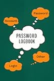 Address and Password Logbook: Internet Website Address Login Password Organizer 100 Pages Large Print 6