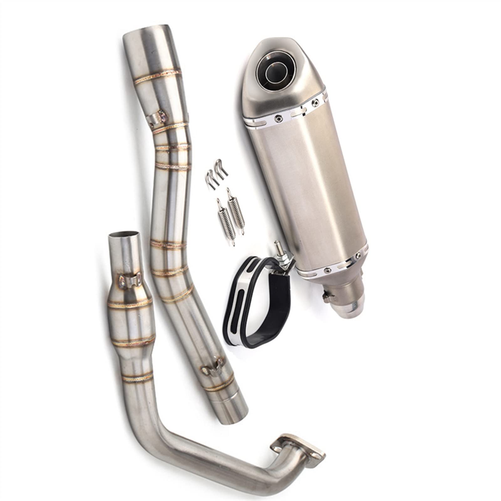 Sistema de escape completo para Yamaha R15 V3 y MT125 con tubo frontal 6