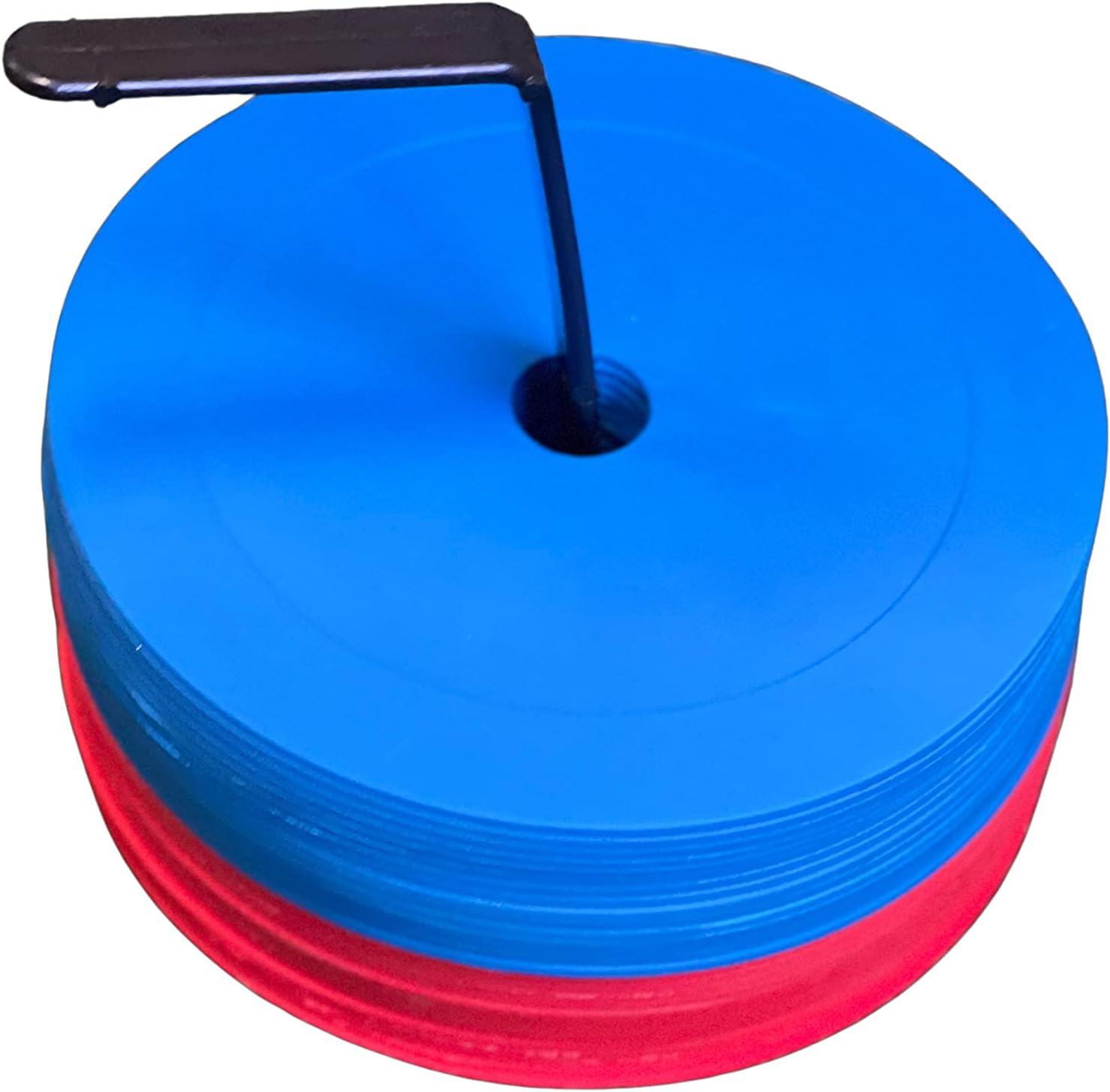 Flat Disc Non Slip *Set of 30* Rubber Markers Soccer Football Agility Training