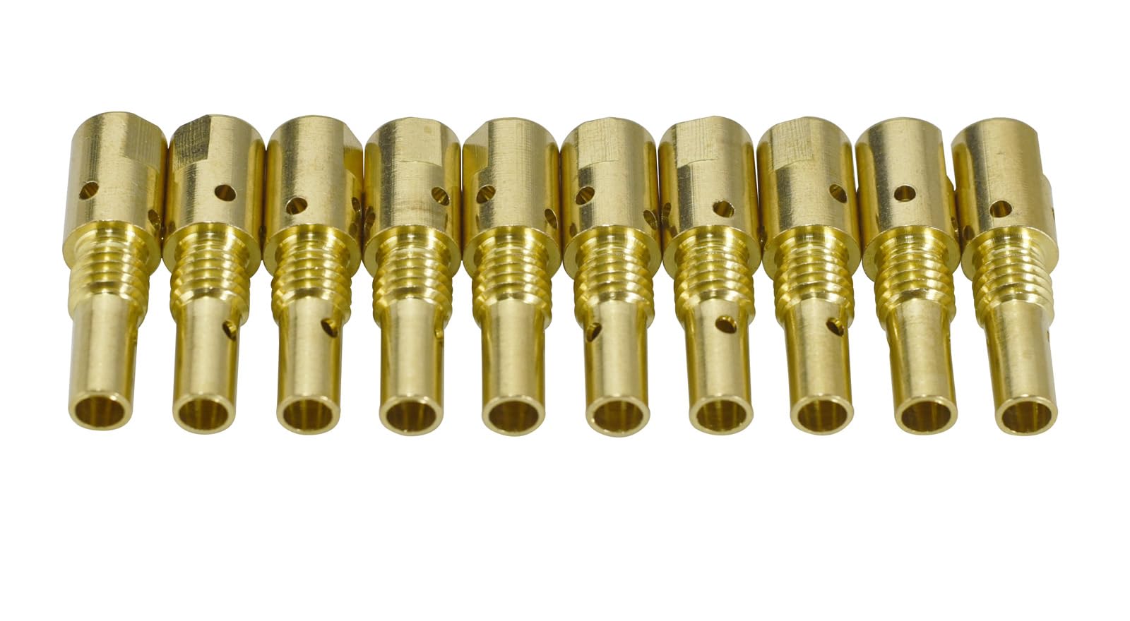 RIVERWELDMIG MAG Contact Tips Holder 140.0001 Air Cooled Compalible Parts for BINZEL MB25 25AK Welding Torch Pack of 10