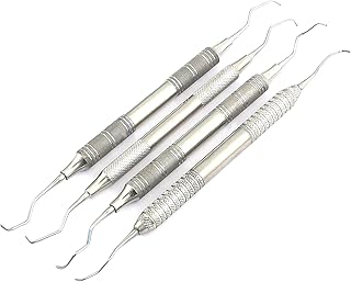 AA PRO 4 PCS Dental PERIODONTAL Professional Gracey CURETTES 3/4, 5/6, 11/12, 13/14 Instruments A+ Quality