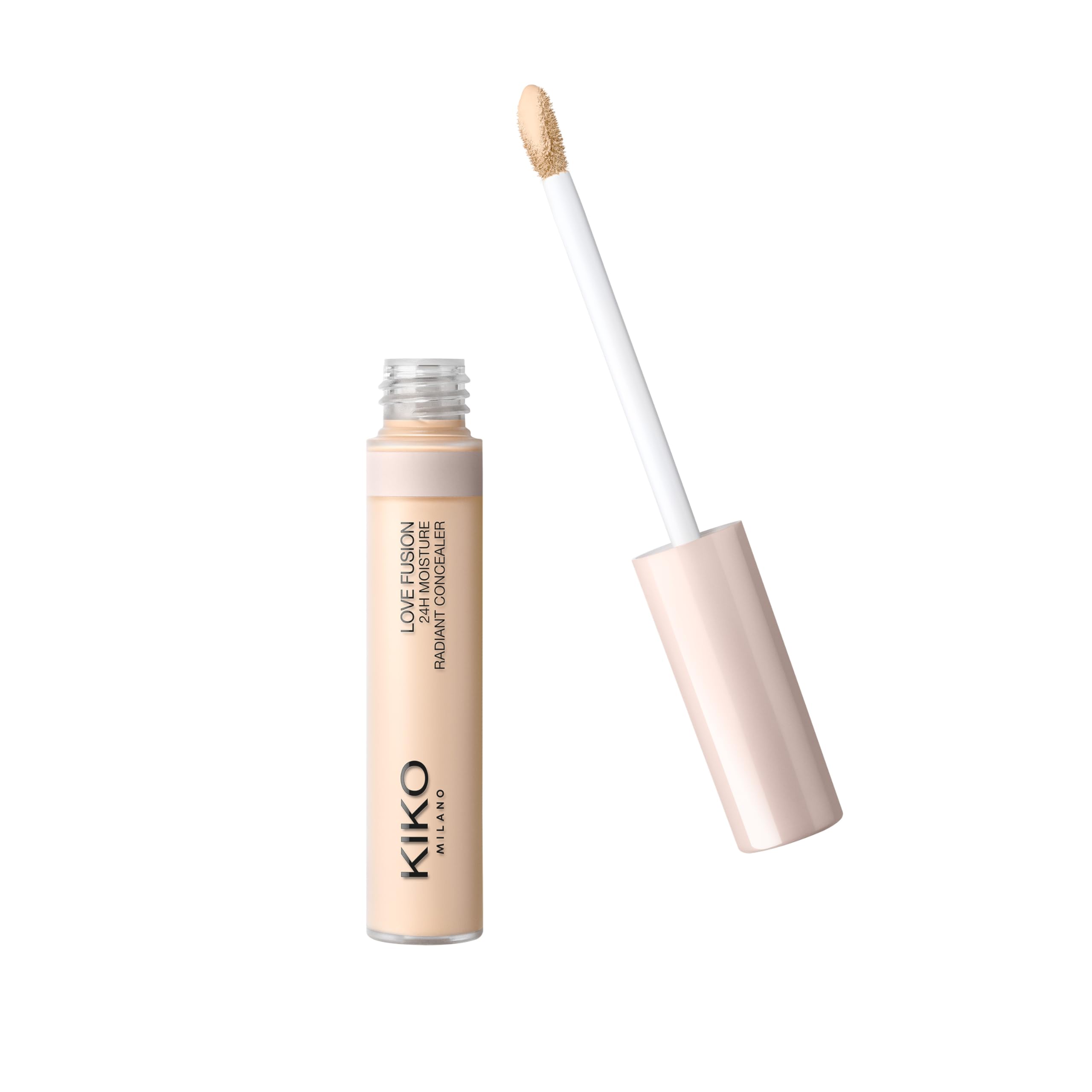 KIKO Milano Love Fusion 24H Moisture Radiant Concealer 2, Long-Lasting Hydrating Concealer Up To 24 Hours, Luminous Finish