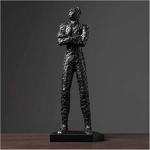 ArtsPavilion Escultura abstracta de resina, esculturas de figura abstracta de estilo mosaico moderno, figuras coleccionables para decoración del disponible en Yaxa Colombia