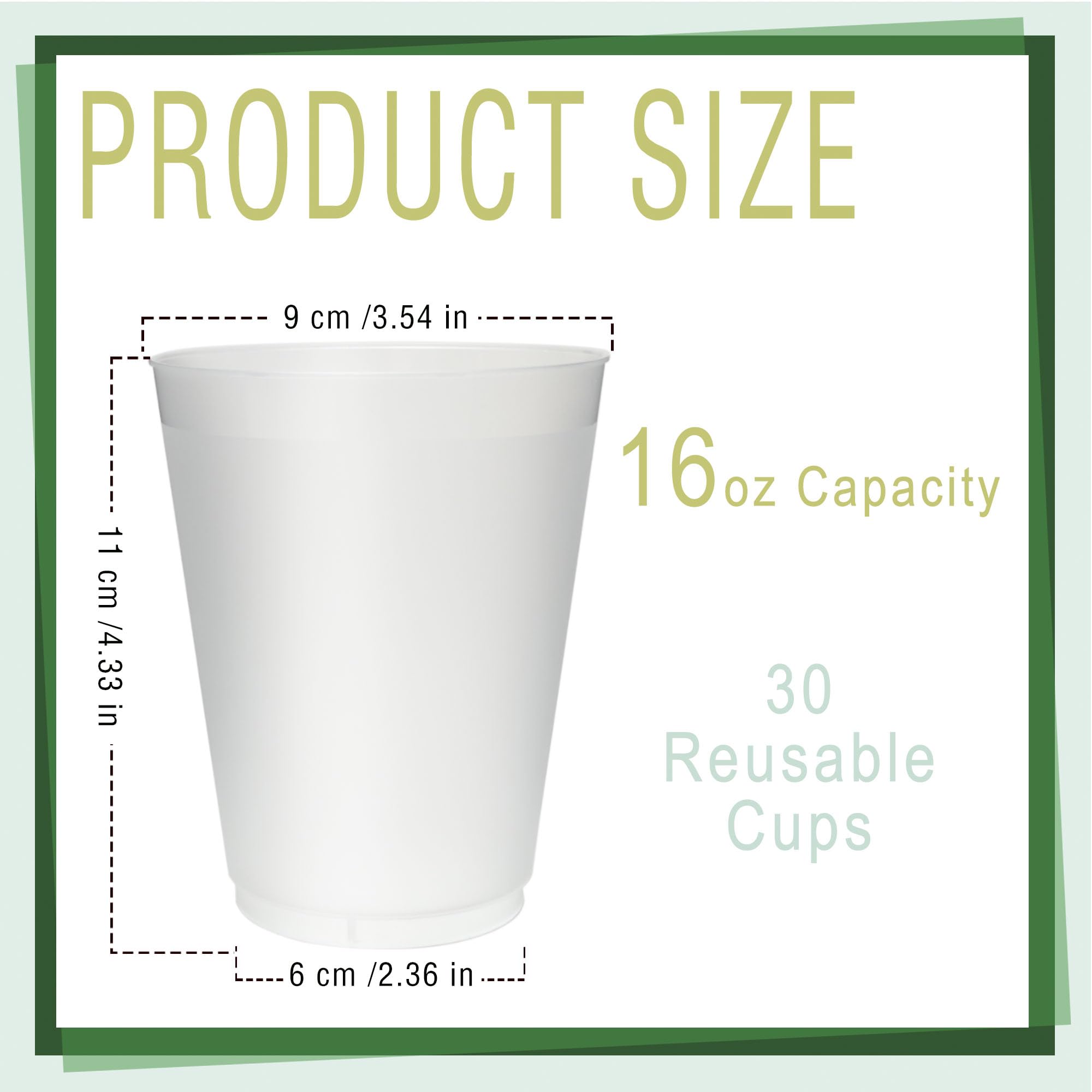 What size cups for weddings | Beachweddingtips.com