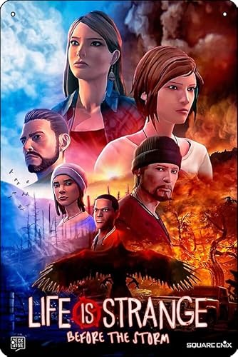 Oedrtqi Poster humoristique en métal « Life is Strange Before
