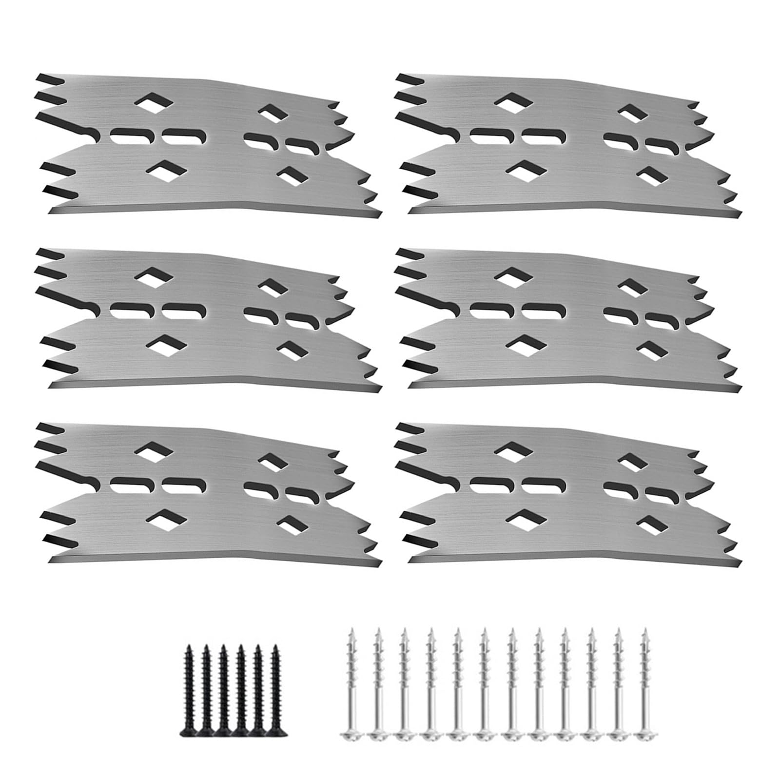 of 6 Woodworking Tools Slab Clamping Dogs for Benches Use Effective Hold Down Clamps for Various Wood Materials Panel Processing Clamps