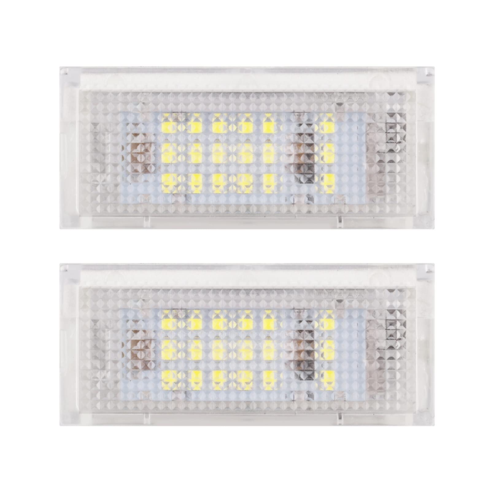 Luz numérica Bombilla De Lámpara De Matrícula Blanca 3528 Para E46 4D 323i 325i 328i 6000k 12V Luces De Matrícula