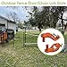 T-Post Gate Hinge Pins - Heavy Duty Gate Hanger, Hang a gate from a Metal T Post, Steel Gate Hinges Target Hanger for Farm Gate, Garden & Backyard Gate, Easy to Install (Patent)