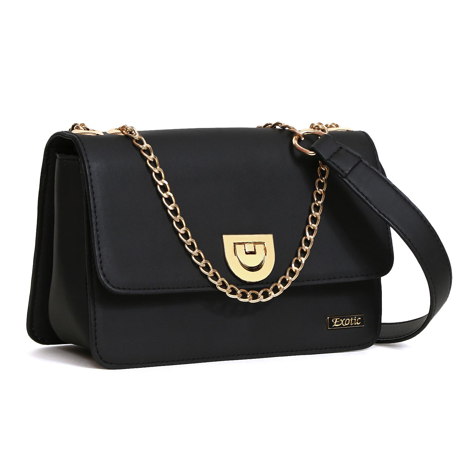 EXOTIC Mini Boxy Sling Bags (Black, Womens) (B0C8BFGDVY) Amazon Price History, Amazon Price Tracker