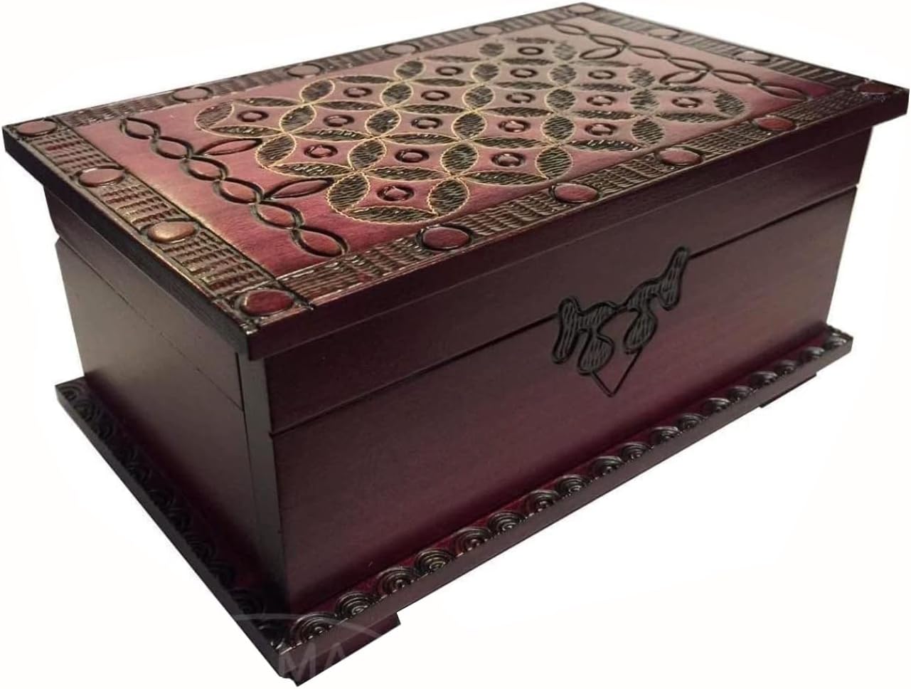 Large Celtic Chest Polish Handmade Secret Wooden Puzzle Box by PolishArt