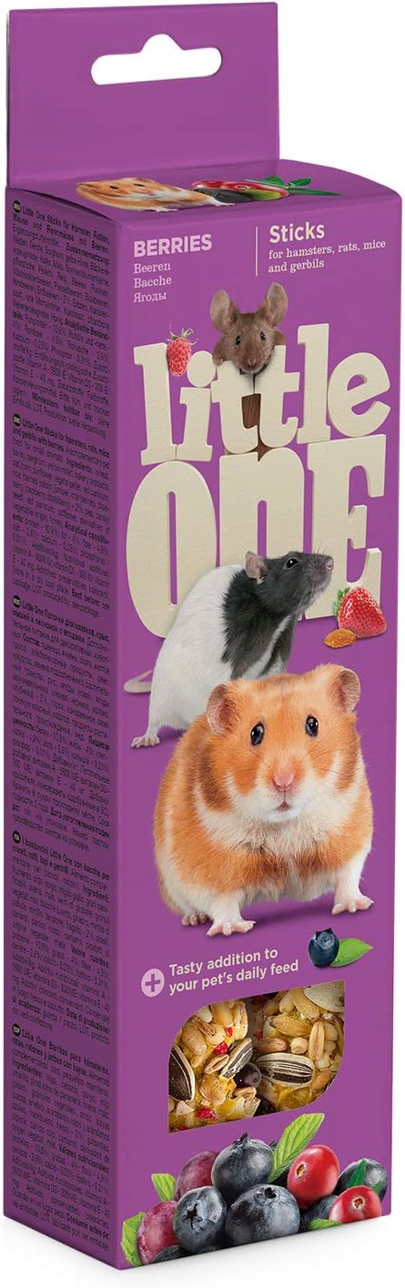 Little One Sticks for hamsters, rats, mice and gerbils with berries 2x60gm