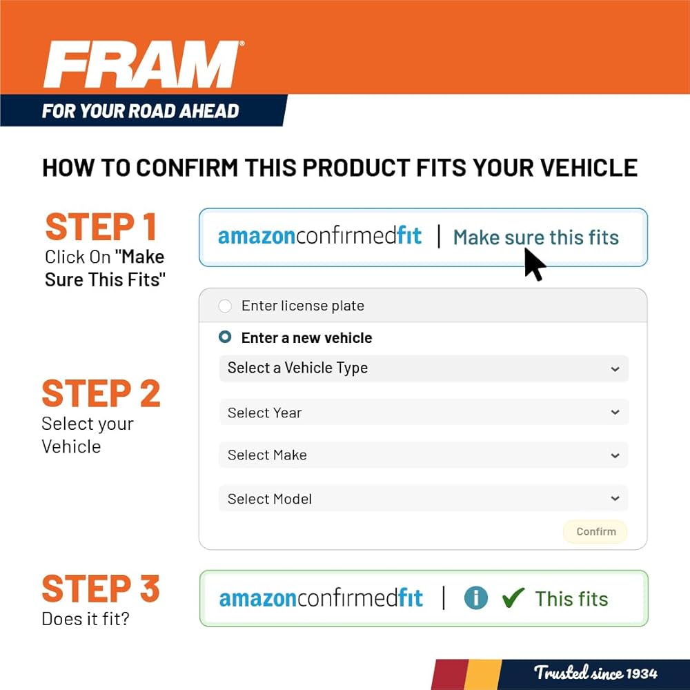 FRAM Synthetic Automotive Replacement Oil Filter, Designed for Synthetic Oil Changes Lasting up to 20k Miles, XG6607P with SureGrip (Pack of 1)