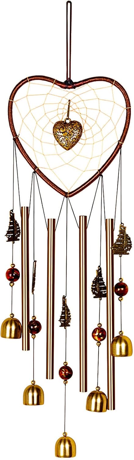 YIVIYAR Wind Chimes for Outside Patio Decor, Grandma Gifts Unique Gifts for Women, Windchimes Outdoors Unique, Memorial Wind Chimes for Loss of Loved One, Loss of a Mother Sympathy Gifts(Love Heart) : Garden & Outdoor