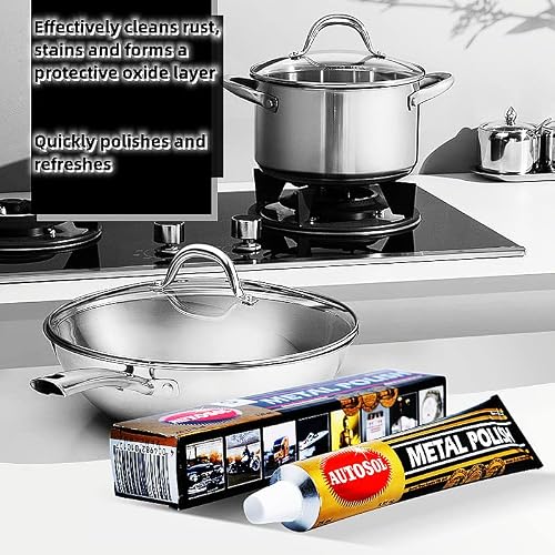 Metal Polish Rust Remover Removal Oxidation Germany Autosol Metal Polishing Paste Polishing Copper Paste Rust Polishing Maintenance #TOP6
