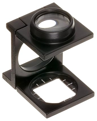 Donegan V388-1/2 Thread Counter Linen Tester Magnifier, 8X Magnification, 1/2" Diameter Lens