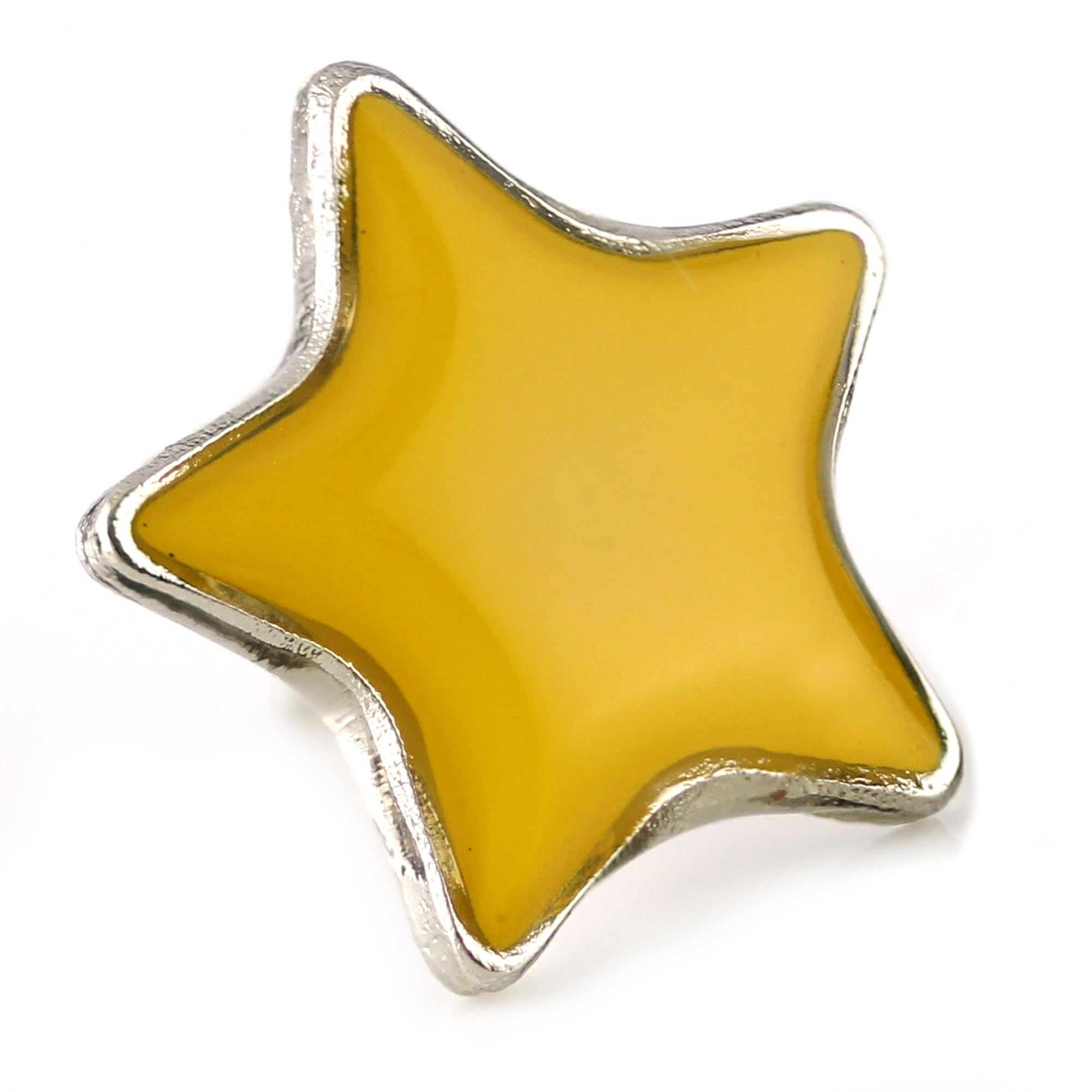 YELLOW Star Pin Badge