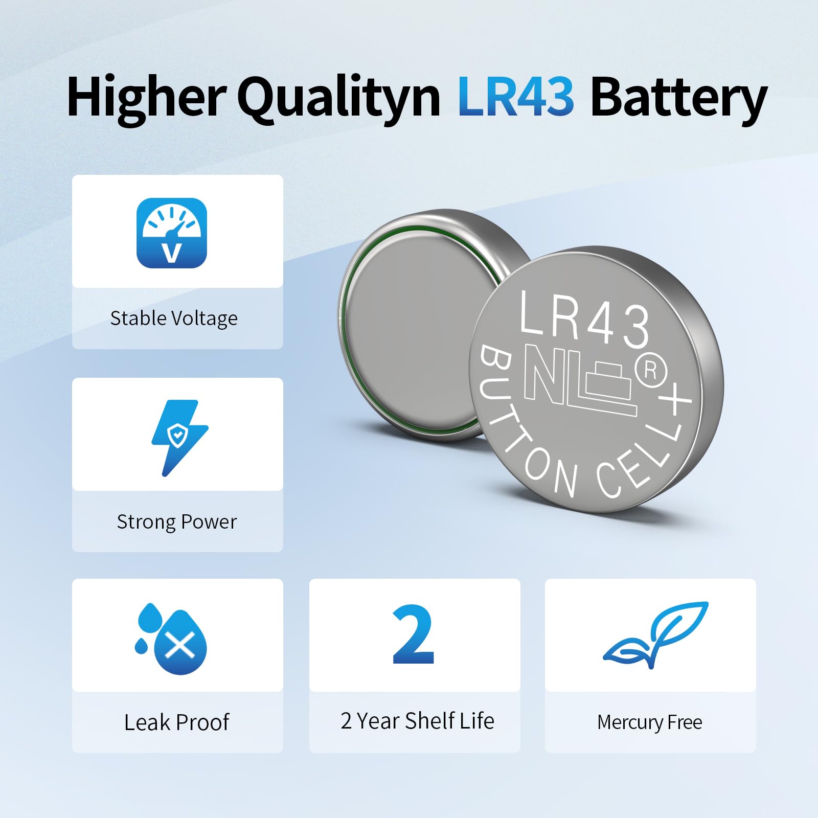 Fuspower 386 LR43 SR43SW AG12 1.5V Alkaline Watch Battery for Thermometer (20 Count (Pack of 1))