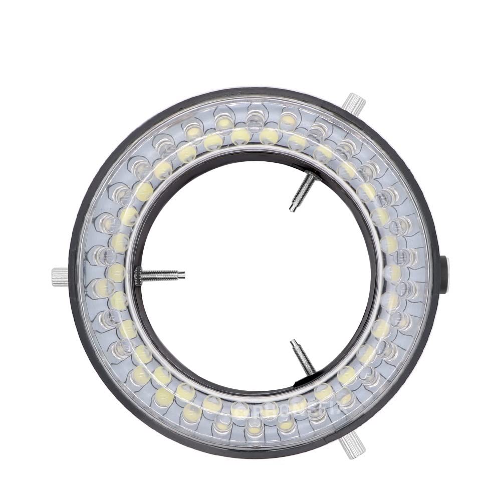 Zestaw akcesoriów do mikroskopu 144. LED światło mikroskopowe, lampa oświetleniowa z adapterem do kręgu stereomikroskopu Light MicroScopio, lupa do aparatu fotograficznego, mikroskopowe szkiełka