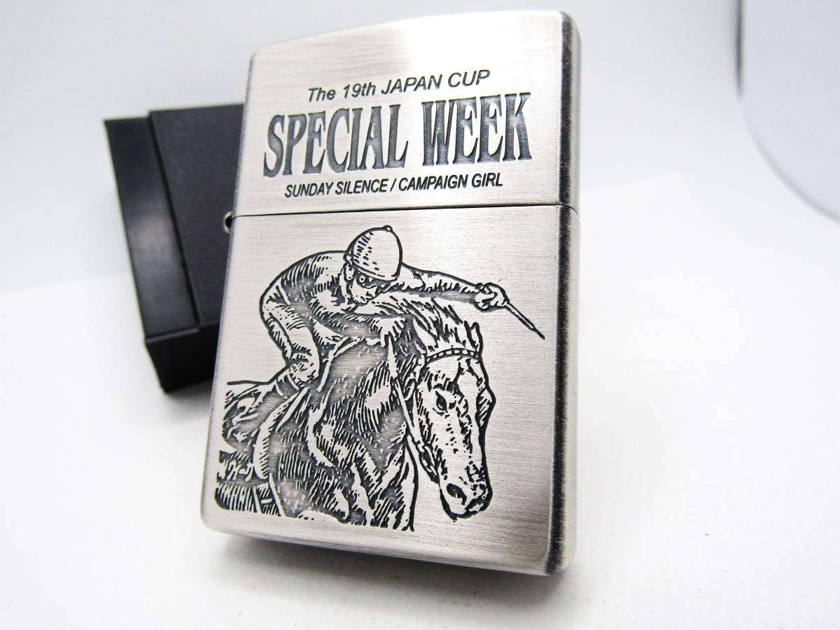 Amazon.co.jp: ジッポ zippo スペシャルウィーク 競馬 名馬 競走馬 