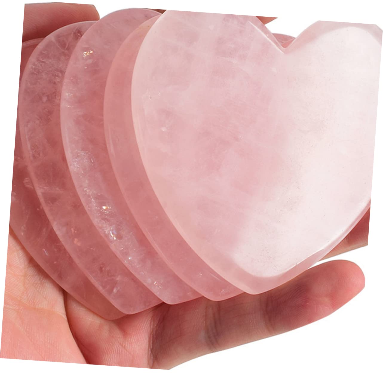 Healvian 3 Stücke Elegante Herz Form Natürliche Jade Guasha Massage Werkzeug Für Körper Schaben Bord Spa Pflege Schönheit