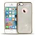 Produktbild Conie DC1423 Diamond Case Kompatibel mit iPhone 5 / 5S / SE, Glitzer TPU Schutzhülle kabelloses Laden kompatibel für iPhone SE iPhone 5 iPhone 5s Cover Gold