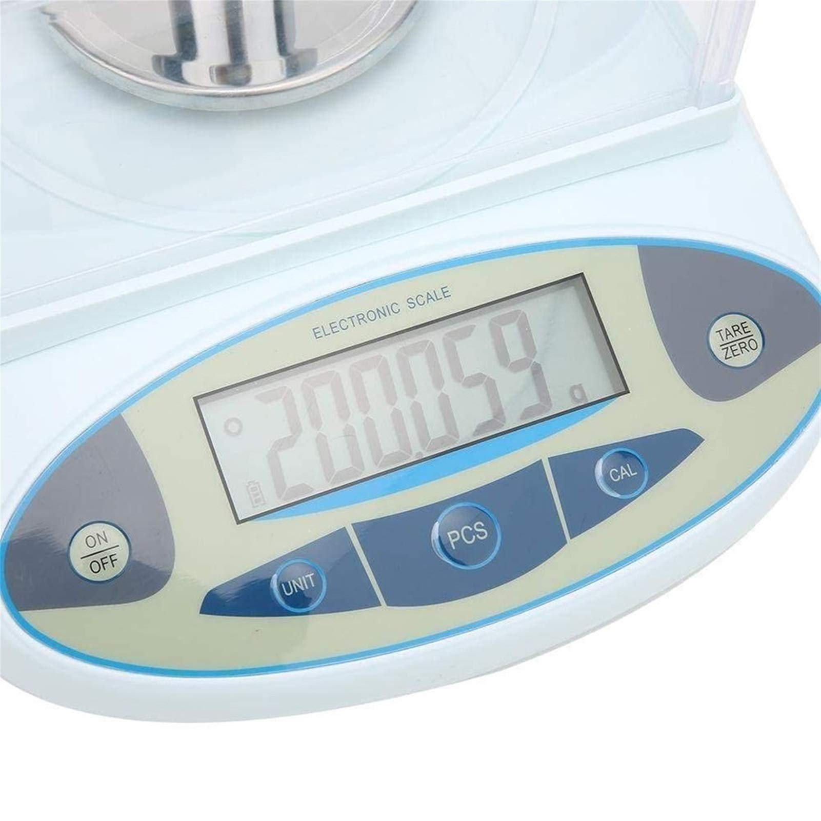 Cyfrowa precyzyjna waga elektroniczna z wyświetlaczem LCD, waga analityczna, przemysłowa, do ważenia i liczenia, naukowa, wysoka, laboratoryjna, z osłoną przeciwwietrzną do biżuterii laboratoryjnej