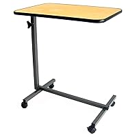 Gima Tavolino Serviletto per Pazienti Allettati, Con Struttura in Acciaio e Pannello ad Alta Densità