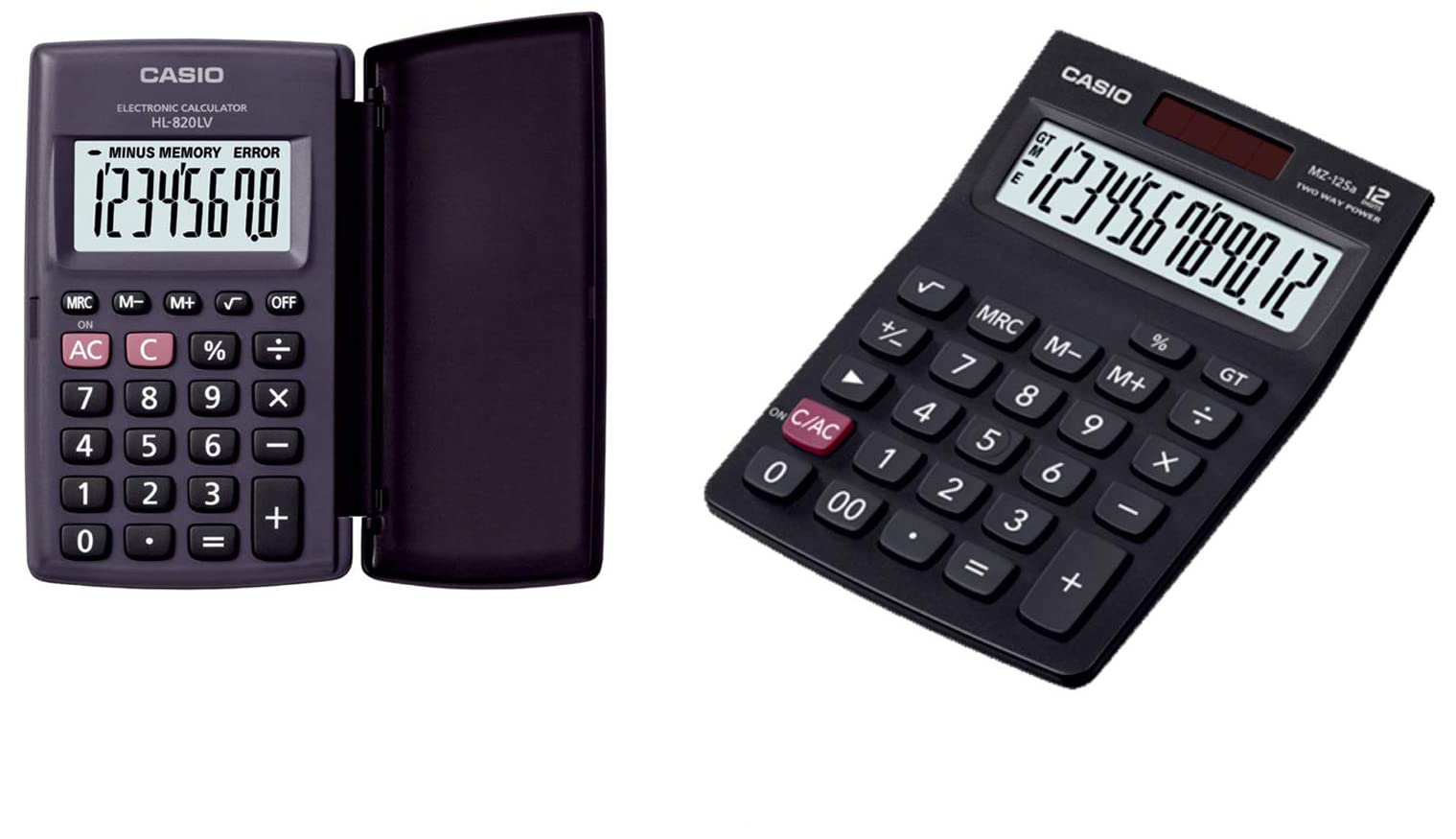 Casio MZ-12SA Desktop Calculator with Square Root and GT Key