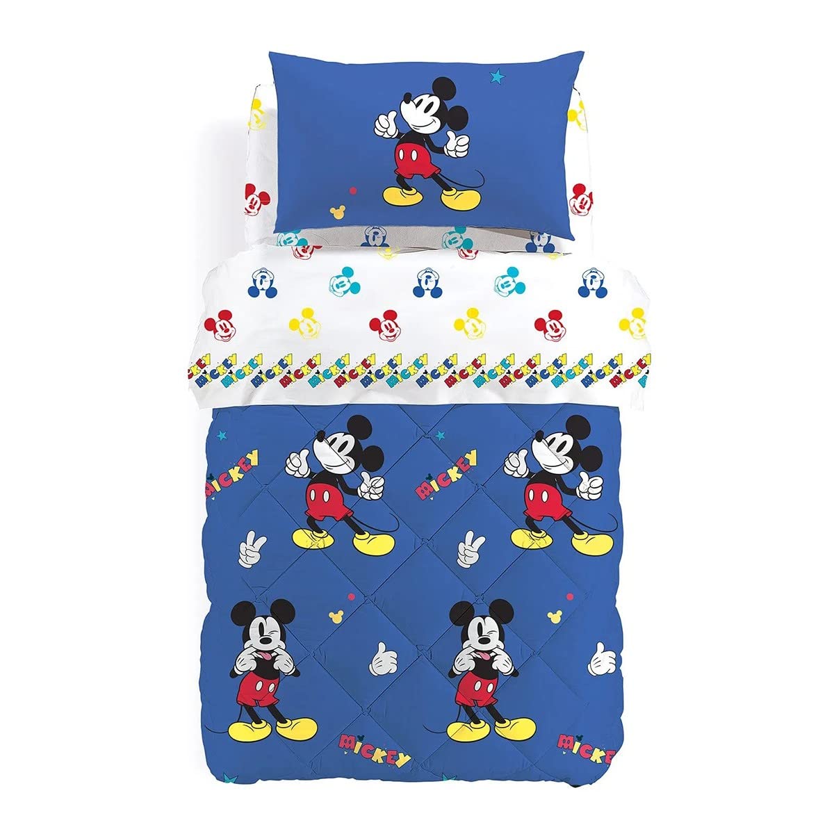 Caleffi Disney - Trapunta Mickey Retro Ragazzo Singolo