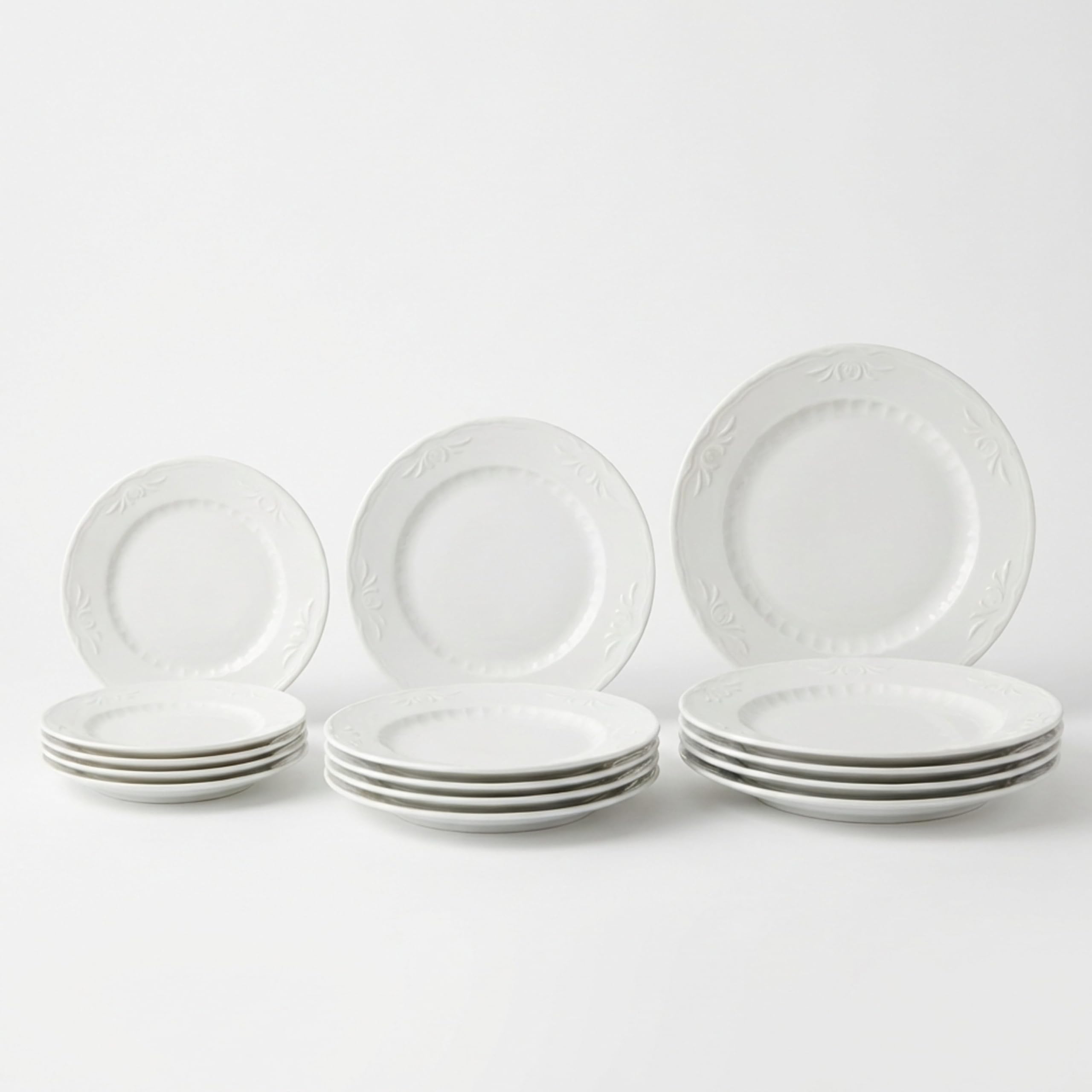 SANTA CLARA | Vajilla Completa 12 Piezas Cerámica Stoneware Redonda para 4 Personas, Apta Microondas y Lavavajillas, Vajilla Coimbra con Diseño Tradicional para Hogar y Cocina — view 11