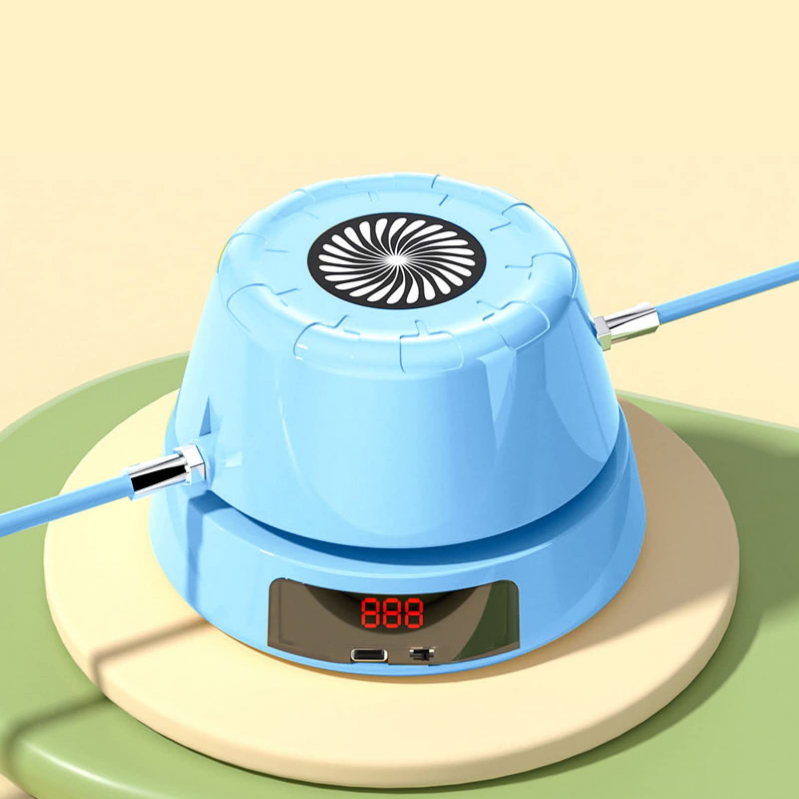 Smart Electric Jump Rope Machine, Rechargeable Smart Rope, Jump Rope Toy with 10 Speeds adjustable and Counter, Indoor/Outdoor Smart Jump Rope Machine for Family, Gym, Office, Party