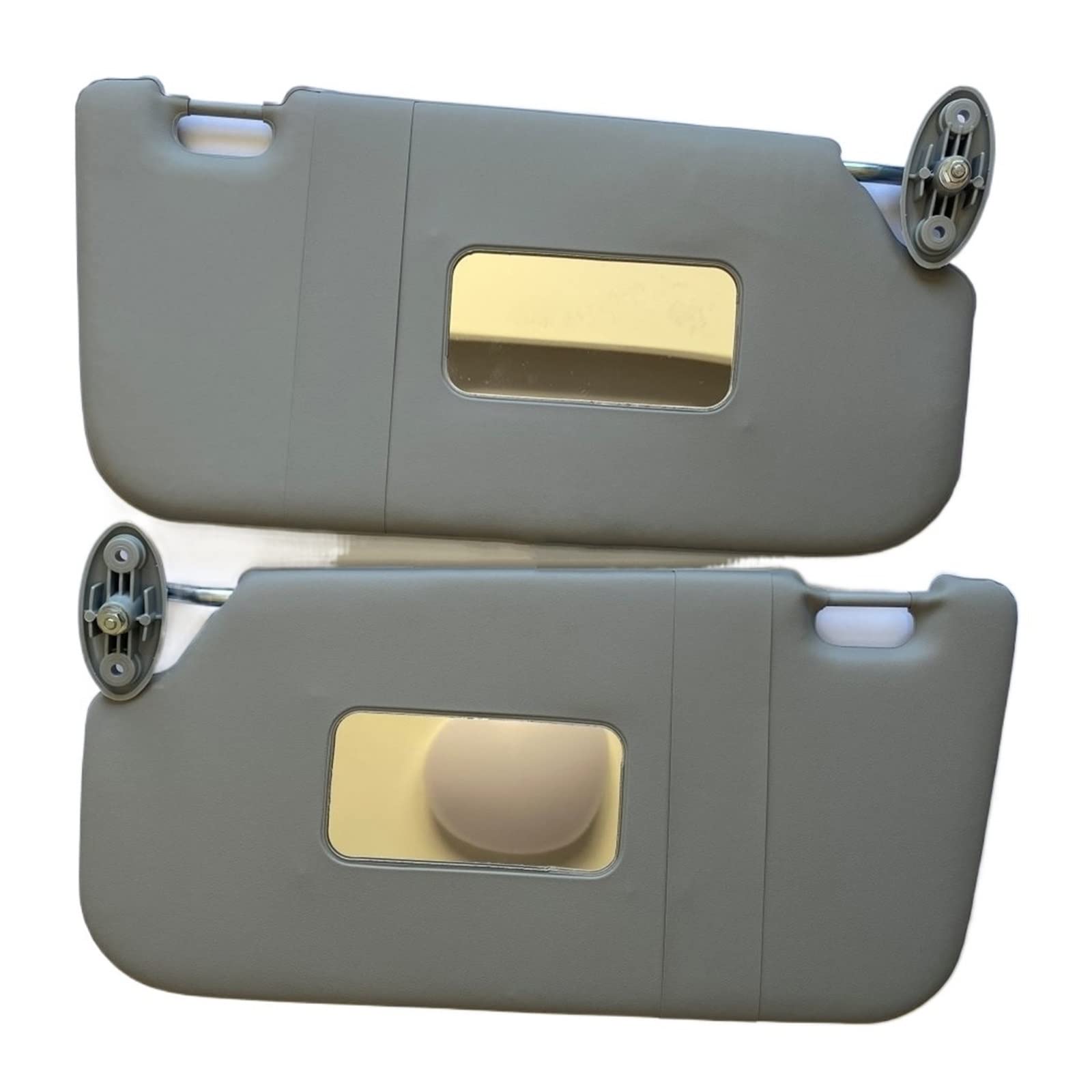 Pare-Soleil Intérieur Avec Miroir Pour Ford Fiesta MK5 (2002-2008) - Lot De 2 (Gauche Et Droite)