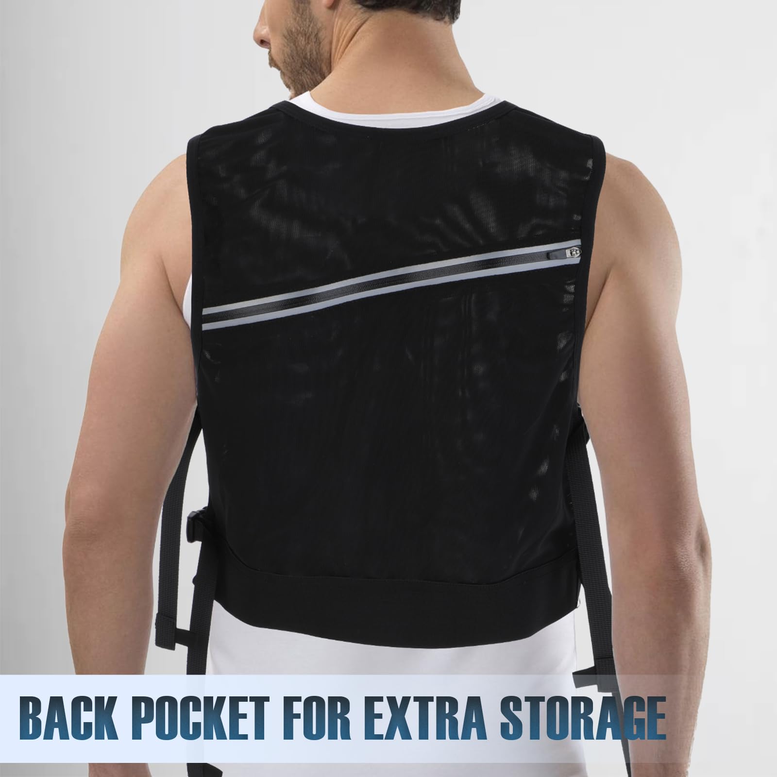 Gilet Réfléchissant De Course Coikes – Léger, Respirant, 3 Poches, Réglable Pour Homme/femme