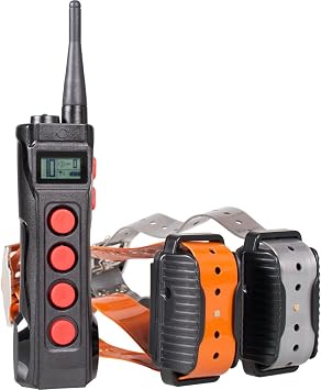 Aetertek AT-919C Super Two Pet Dog Electronic Shock Collar Training System for Sport Large Dogs 1000M Remote Range Waterproof Rechargeable Collars