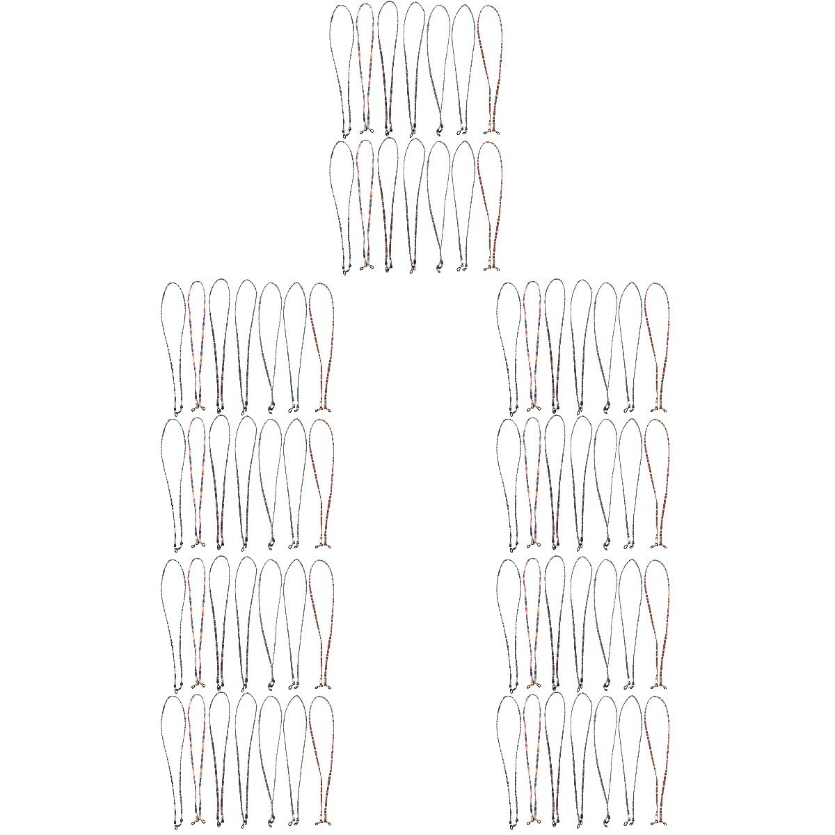 VALICLUD Brille Seil Brillenseil Zum Aufhängen Brillenketten Zum Aufhängen Anti-verlorener Brillenbügel Brillenband Glashaltekette Hängende Kette Polyester Baumwolle 14pcs*6
