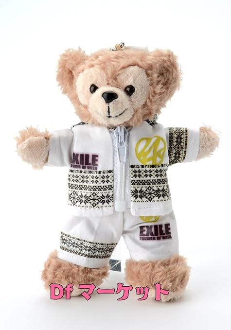 Amazon Co Jp ダッフィー シェリーメイ ぬいば コスチューム 衣装 14cm Exile エグザイル Tribe 24karats 風 ホワイト おもちゃ