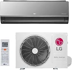 Ar Condicionado Hi Wall Inverter LG Dual Voice Artcool 12.000 Btus Quente e Frio 220V R-32