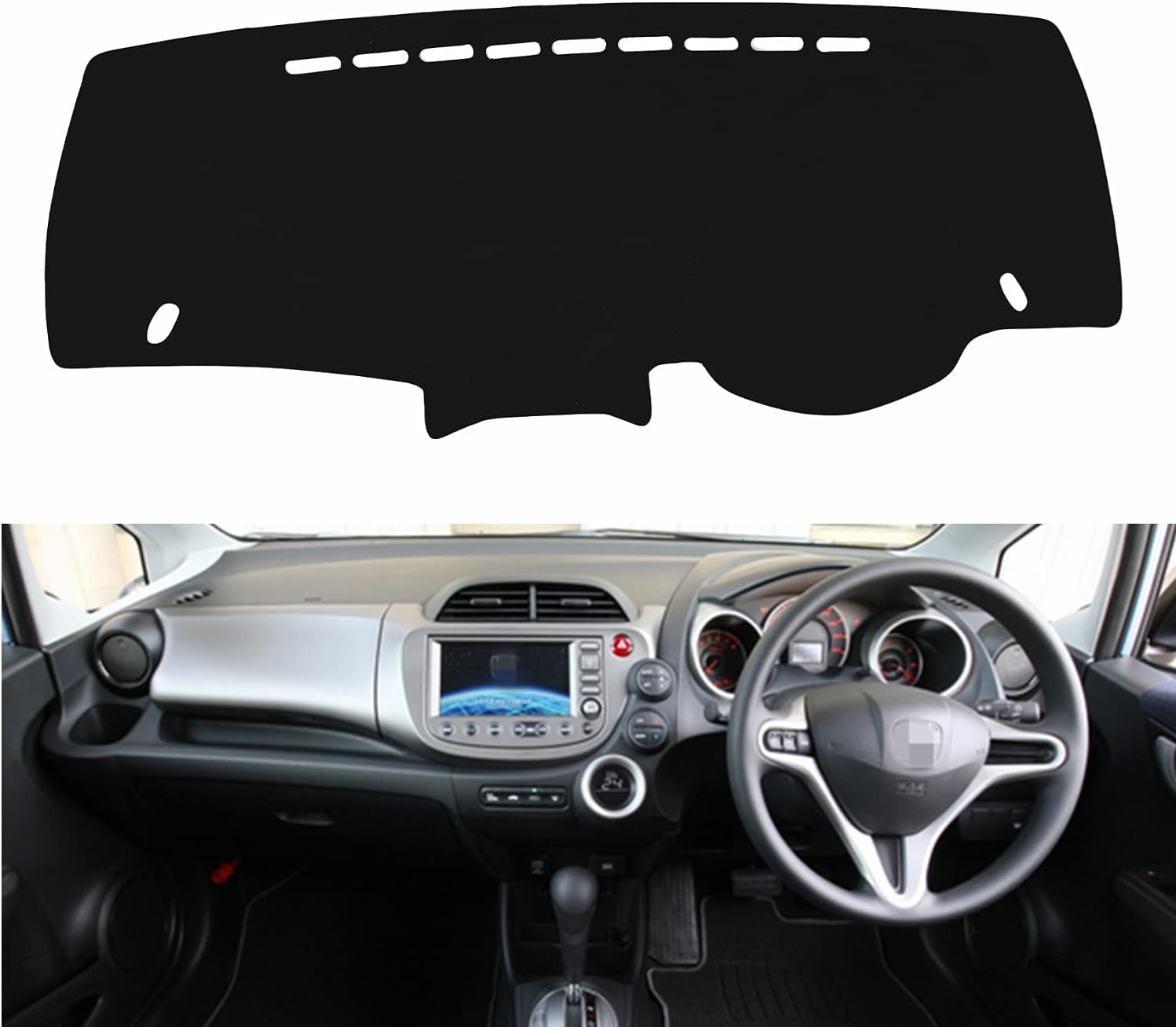 Amazon Lacaco ホンダ フィット 2代目 専用 ダッシュボードマット ダッシュマット ダッシュボードカバー 高品質フランネル素材 カー用品 簡単取付 車 バイク 車 バイク