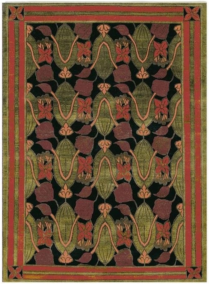 Pemberly Row Arts and Crafts Soft Washable Non Slip Area Rug (9' x 12')