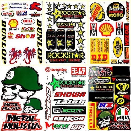 bpa Motorcycles Motocross Extreme Racing Graphics Lot 6 Vinyl Stickers Decals D6066 Best4Buy