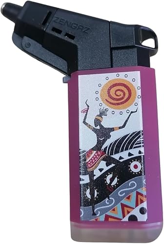 ZL-19 Torch Jet Lighter - African Art C