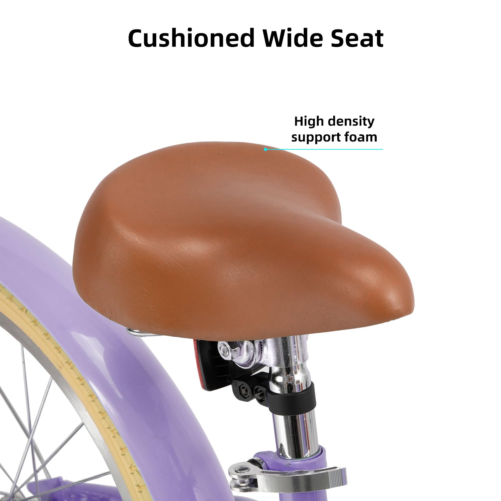 KEANO Marigold: Bicicleta de 12/16/20 Pulgadas para niñas de 2 a 9 años, Bicicleta de 12/16 Pulgadas con ruedines y Cesta