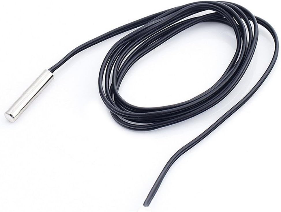 daier 5pcs NTC 10K Ohm 1% 3435 Thermistor temperature sensor Cylinder Probe 1.5m Wire