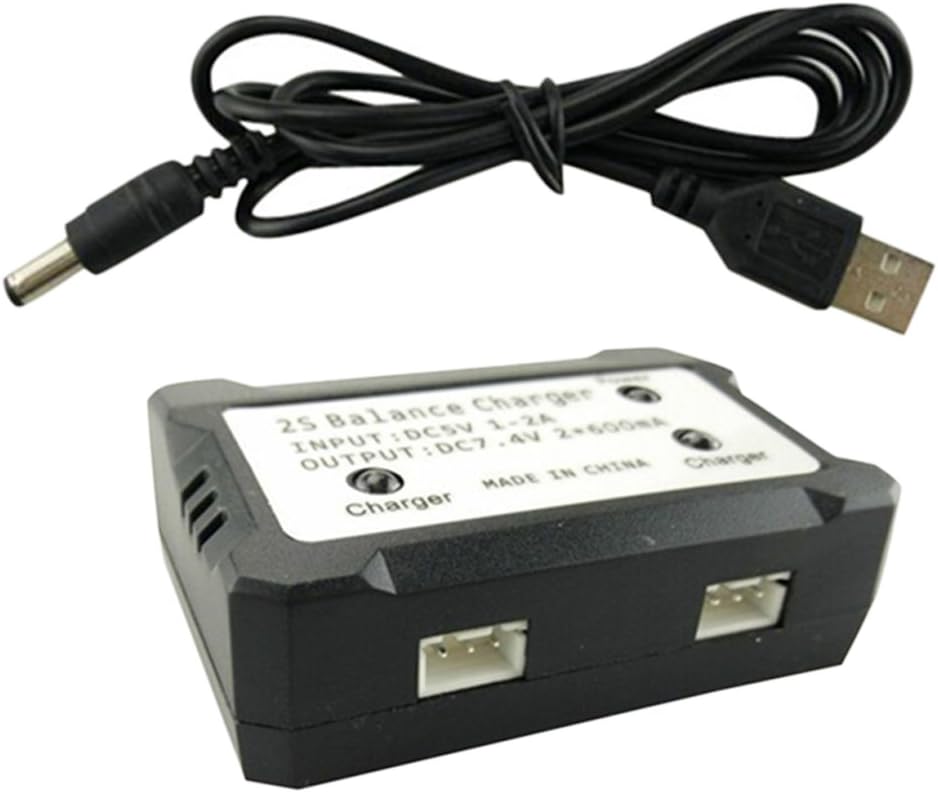 2S 7.4V USB Charger for Syma X8 X8C X8G X8HG X8HW X8HC MJX X101 RC Helicopter Drone Accessories